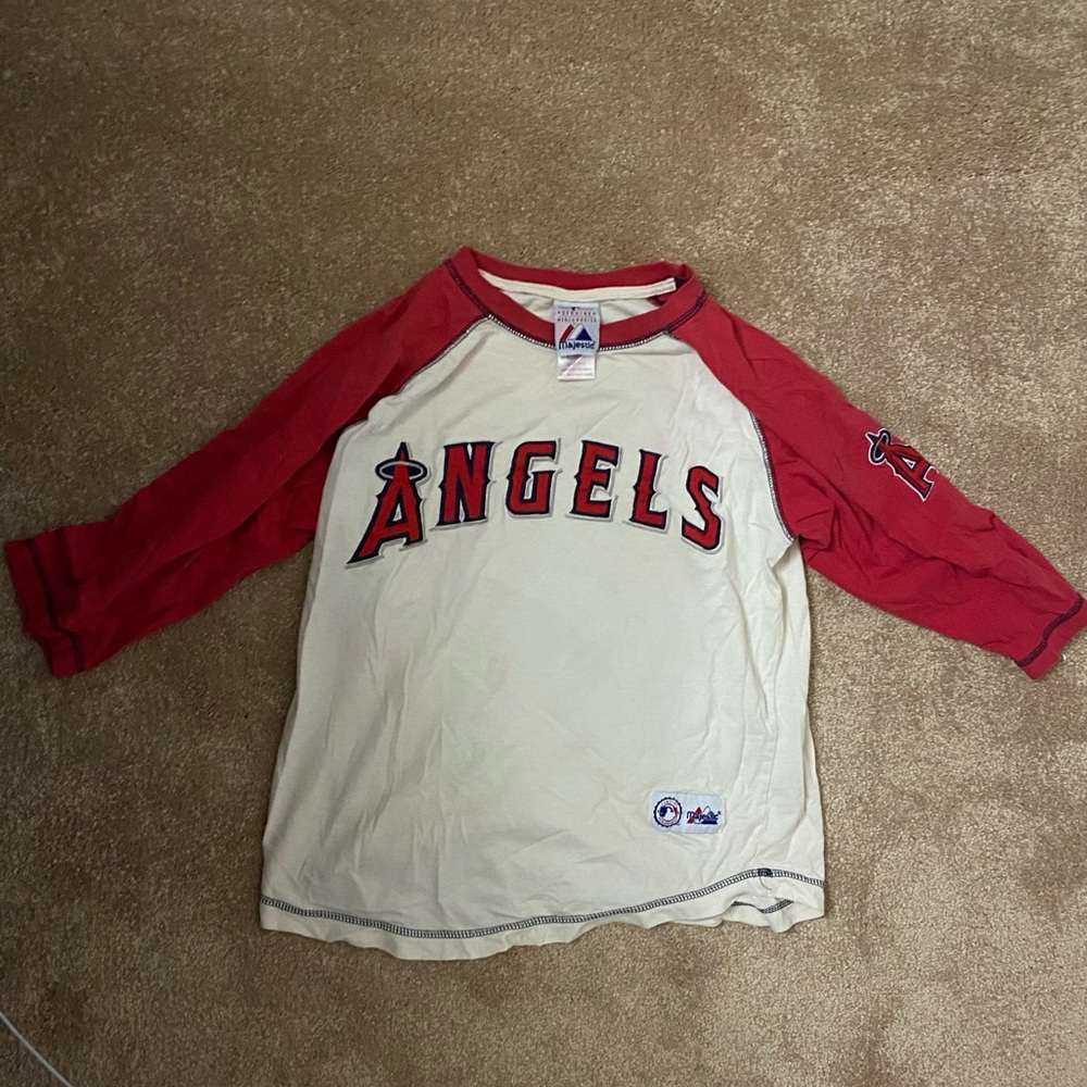 Majestic Los Angeles Angels baseball tee